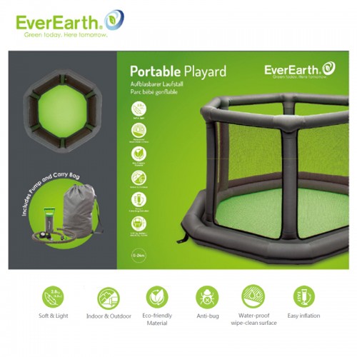 Everearth Portable Inflatable Playard
